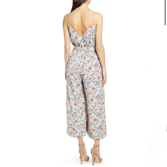 Leith Floral Crop Piped Cami Jumpsuit - Picture 2 of 10
